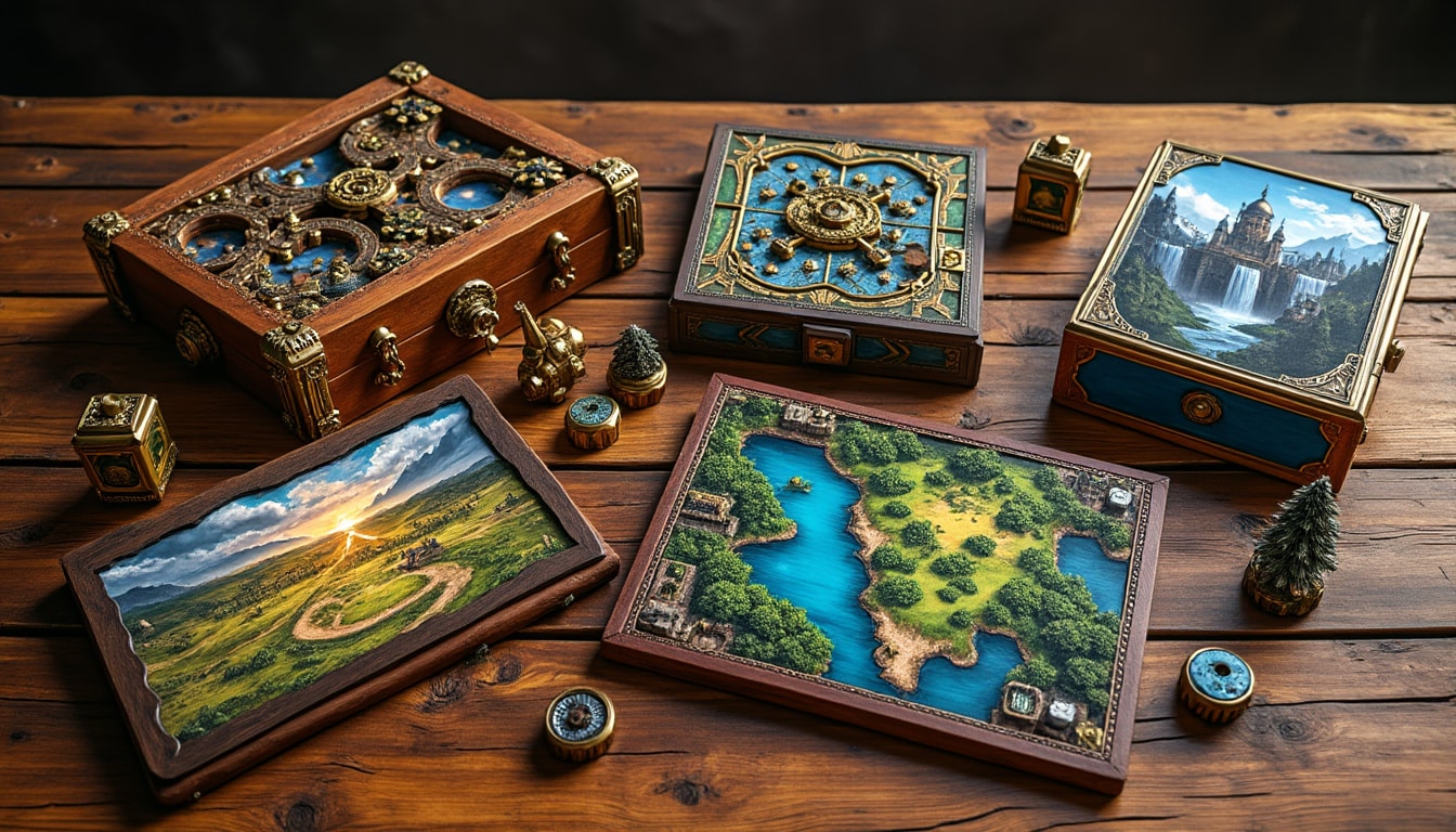 découvrez 5 jeux de plateau originaux et atypiques qui vont égayer vos soirées ! variez les plaisirs avec des expériences ludiques uniques qui surprendront vos amis et votre famille. partez à l'aventure et redécouvrez le plaisir du jeu avec ces choix innovants.
